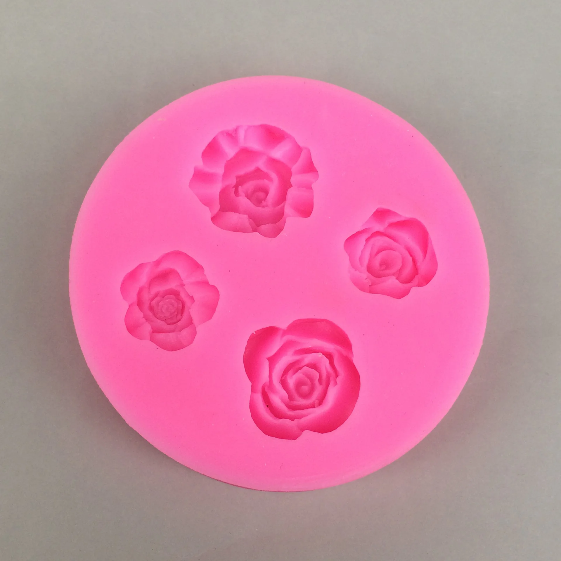 3D Small Flower Pattern Soap Making Mould DIY Cake Decoration Fondant Molding Tool Handmade Craft Soap Making Silicone Mold