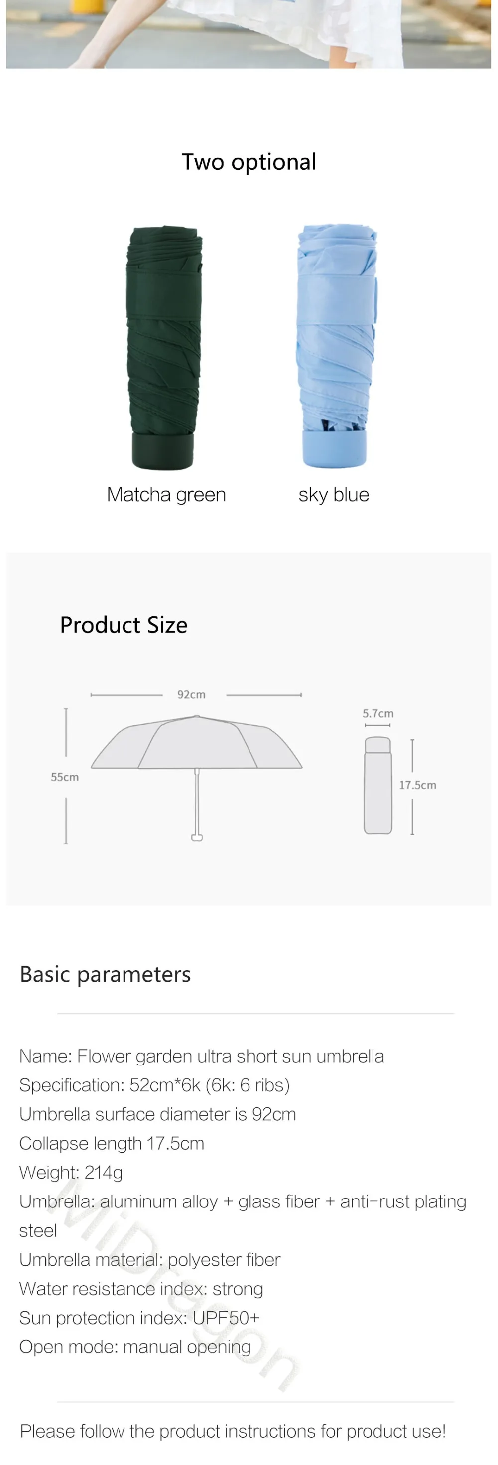 Xiaomi Зонт 50% складные супер короткие солнцезащитные зонты переносные сверхлегкие дождливые Зонты водонепроницаемые ветрозащитные