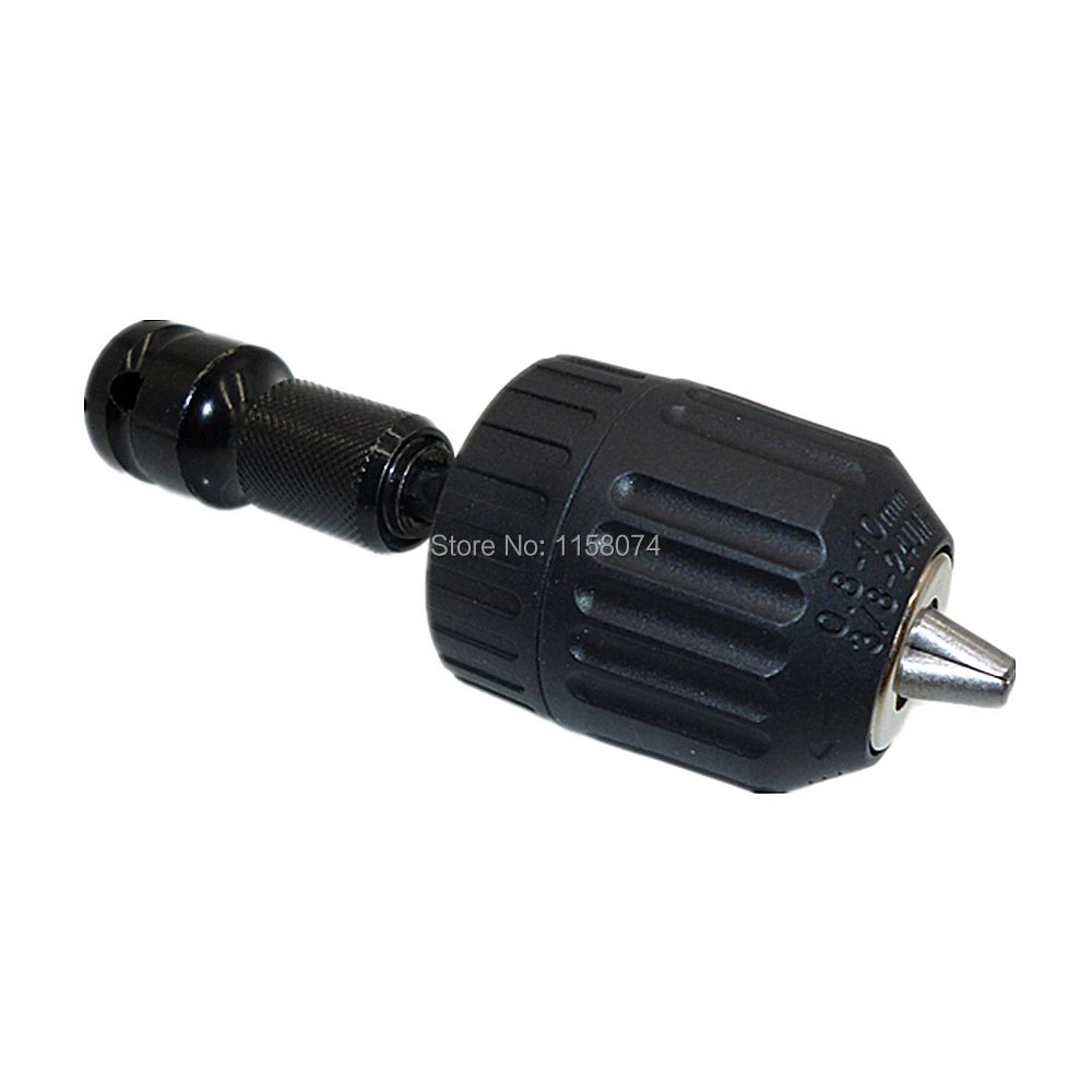 3//8-24UNF Connect 0.8mm-10mm Capacity Plastic Housing Keyless Drill Chuck