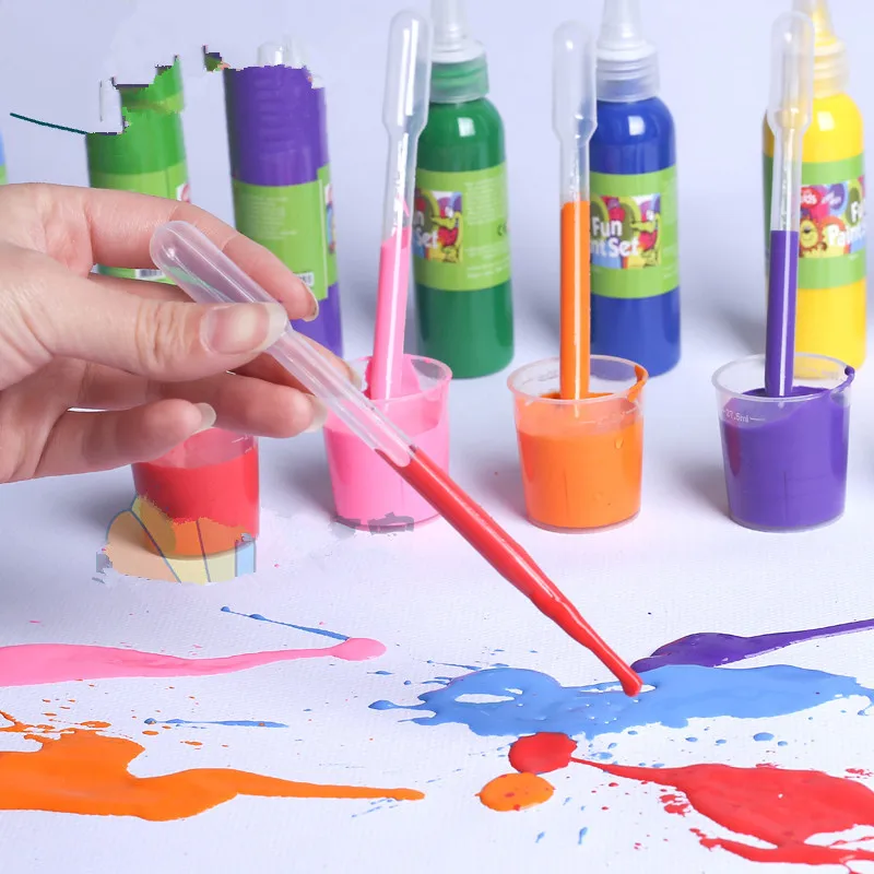 3ML Transparent Pipettes Disposable safe ruling Plastic Eye Dropper