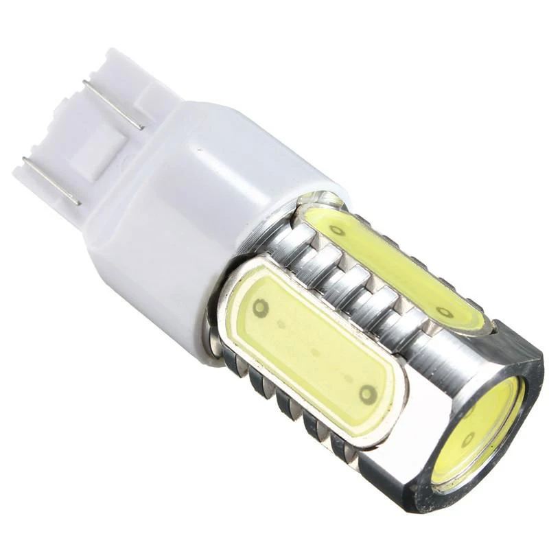 White W5 / 21W 7443 T20 7.5W LED parking light Tail light socket lamp