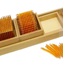 Новые деревянные детские игрушки Монтессори учебные пособия по математике кубические бусины decial Demo Kit Детские развивающие игрушки для детей Подарки