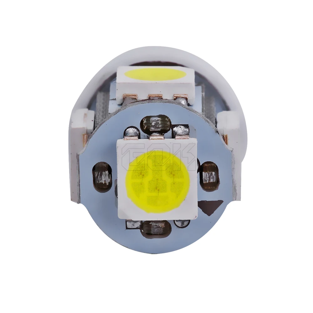 100 х Авто T10 194 168 W5W 5smd 5050 светодиодный 5 светильник лампа парковка авто
