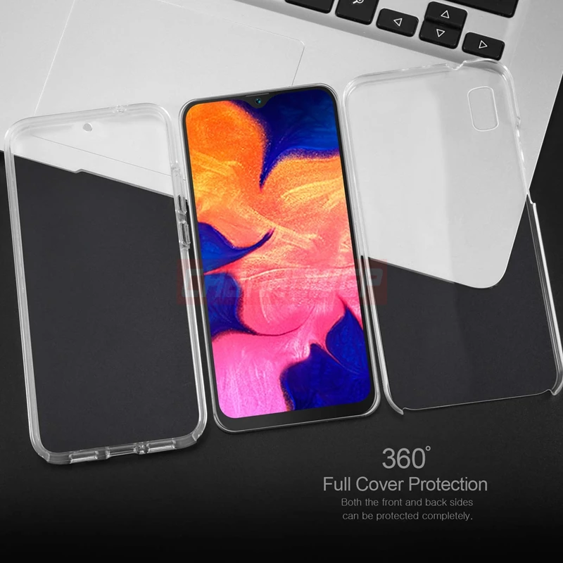 Двойной силиконовый чехол для Samsung Galaxy A10 A20 A30 A40 A50 A60 A70 M10 M20 M30 S8 S9 S10 Plus A7 A9 J4 J6 J2 J8
