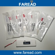 Международный FedEx/DHL/TNT x200pcs микрочип шприц с 2,12*12 мм FDX-B ISO стандарт+ x1pc RFID мини сканер