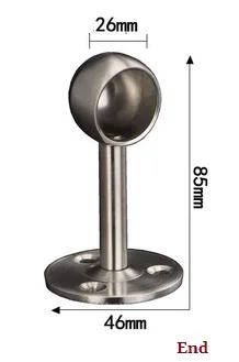 Closet Rod Supports 1 Stainless Steel Closet Rod
