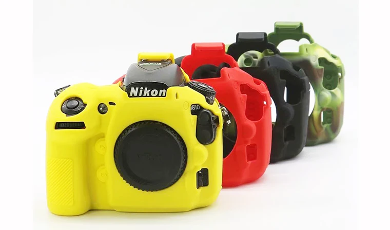 Мягкая силиконовая резиновая сумка для Nikon D810 D850 D7500 D3400 D3500 D750 D7100 защитный чехол