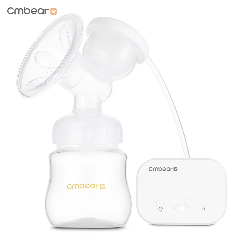 

Cmbear BPA Free Electric Double Breast Pump with Milk Bottle Baby Breastfeeding