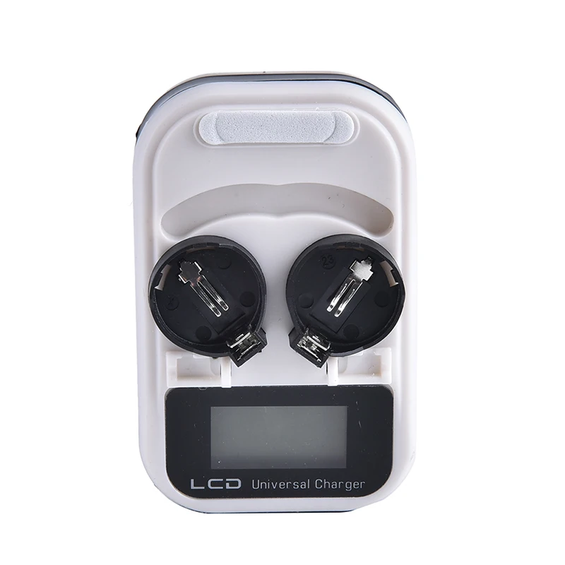 LIR2032 LIR2025 LIR2016 3.6V Rechargeable Lithium Button Cell Coin Battery Charger LCD Indicator intelligent US Plug 2-Slot LIR2032 LIR2025 LIR2016 3.6V Rechargeable Lithium Button Cell Coin Battery Charger LCD Indicator intelligent US Plug 2-Slot