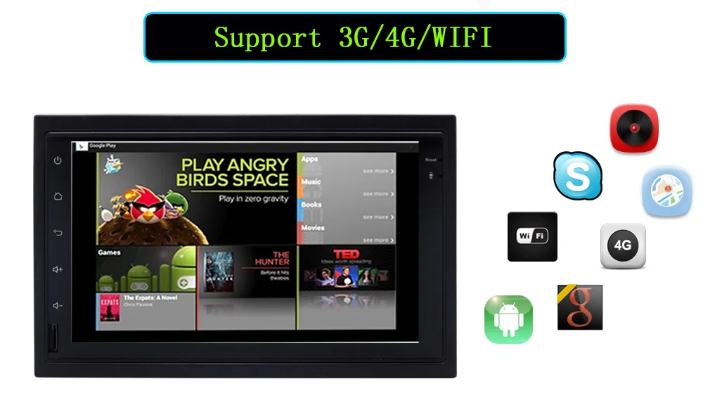 Funrover 2 din Автомобильный dvd-плеер Android Стерео gps навигация в тире wifi видео usb rds для старых VW Skoda Superb BORA POLO MK3 MK4