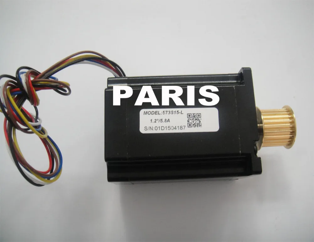 3 фазный шаговый двигатель Leadshine 573S15 L NEMA23 24 зубца м зубчатый шкив для лазерной