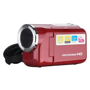 

Digital Camcorder Handheld Home Digital Video CameraHD 720P Handheld 16 Million Pixels LED Flash 4x Digital Zoom 2.0 Inch 19