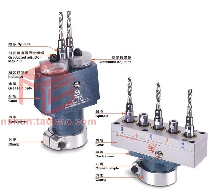 Длинная сетка LONGGER Multi Axis сверлильный станок/петля дрель посылка дрель 2C-W13/2C-W18/3C-W14/3C-W20