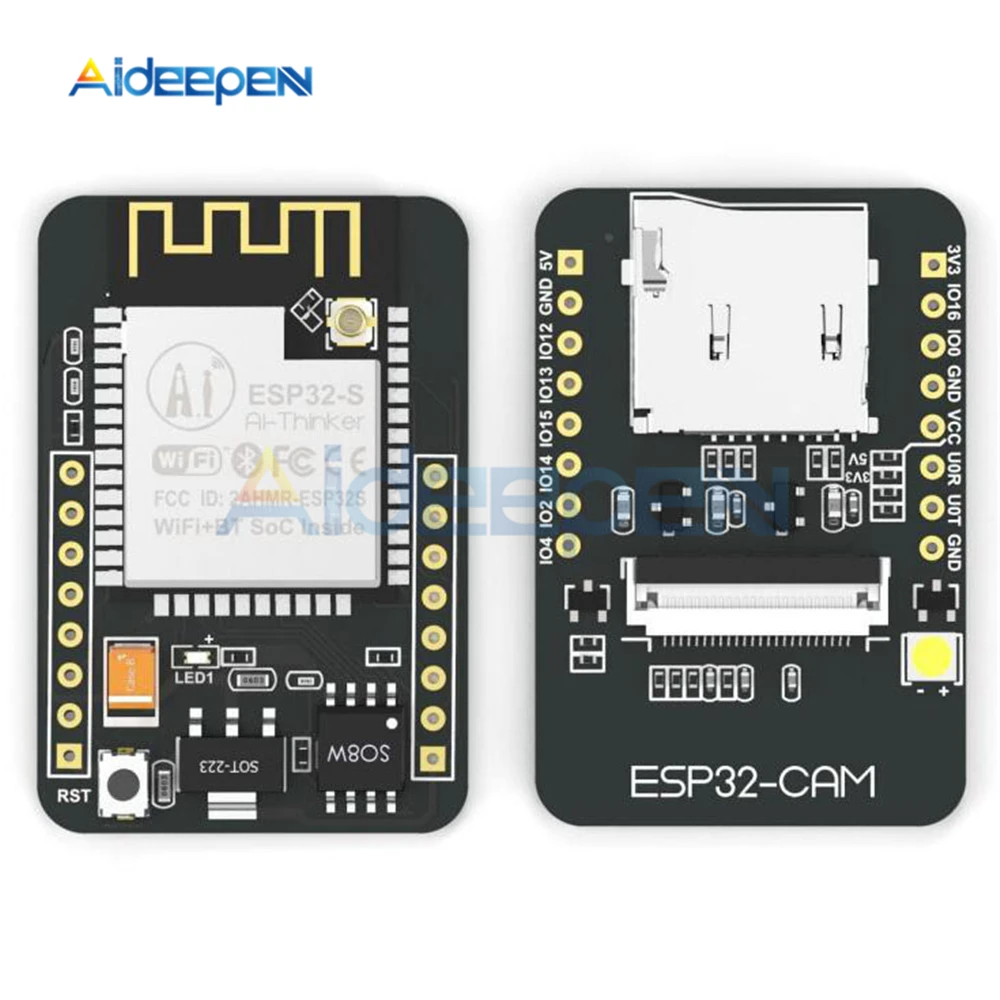 ESP32 CAM WiFi Bluetooth Module with OV2640 Camera Module Development –  Aideepen