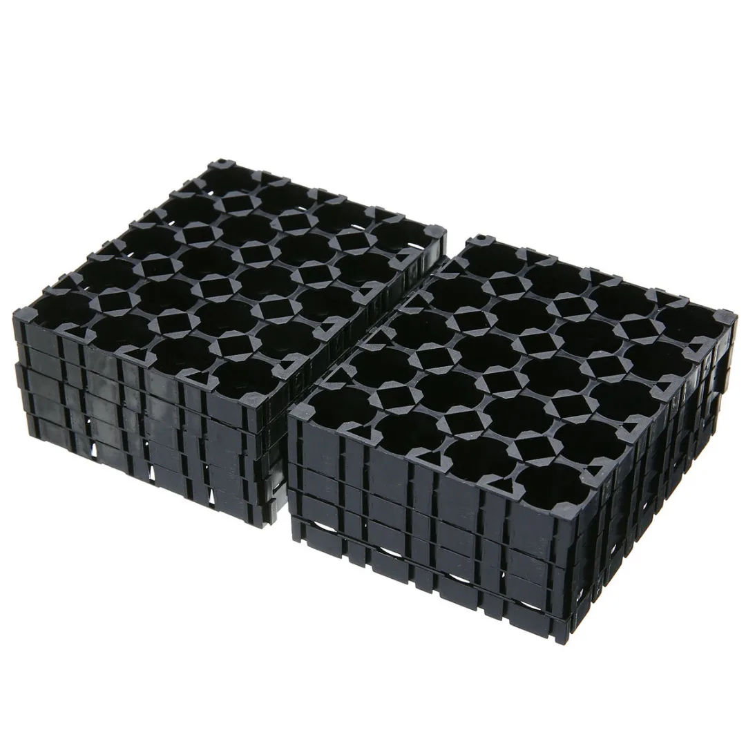 Onsale 10Pcs 4x5 Cell Battery Spacer 18650 Battery Radiating Shell Pack Plastic Heat Holder Bracket