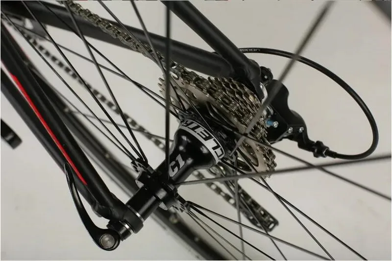 Sale RichBit Ultra Light Road Race Bicycle 18 Speeds 9 Gears Cassette Carbon Fiber Fork Shimano 3500 Aluminum 700C*46/48cm Road Bike 5