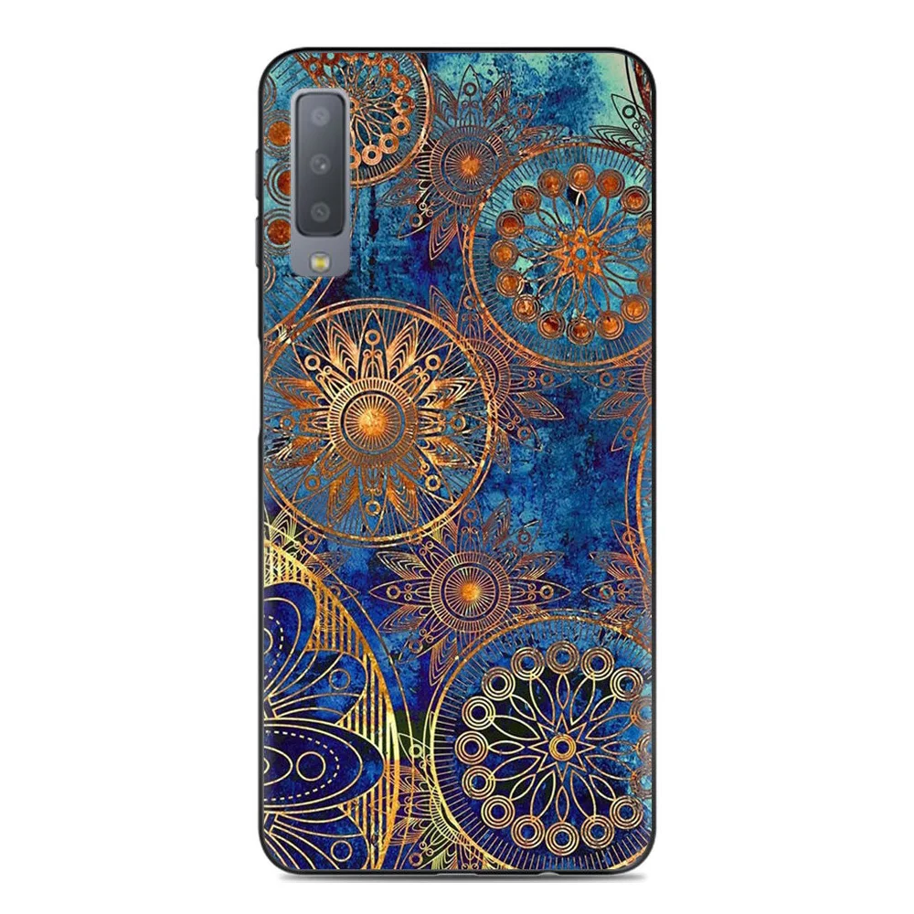 KSAM1037A_1_Painted Soft Case for Samsung Galaxy A7 2018 SM-A750F 6.0 inch Silicone Phone Cases