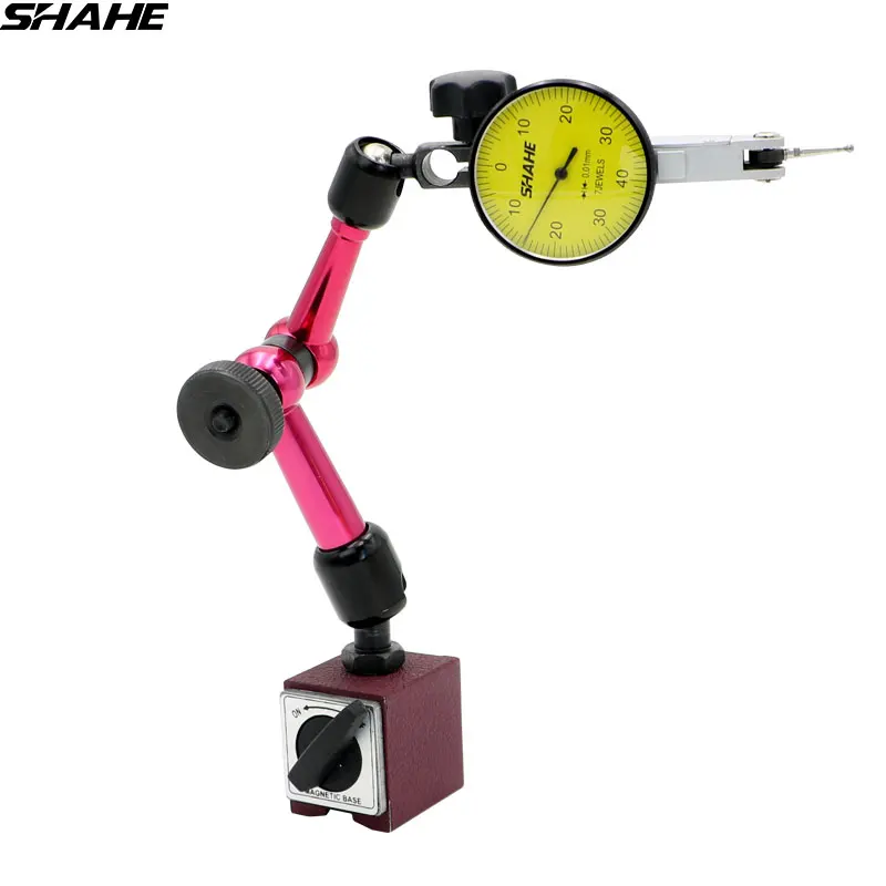 shahe Mini Universal Flexible stand Base Holder Stand WITH Dial Test Indicator 0 0.8 mm