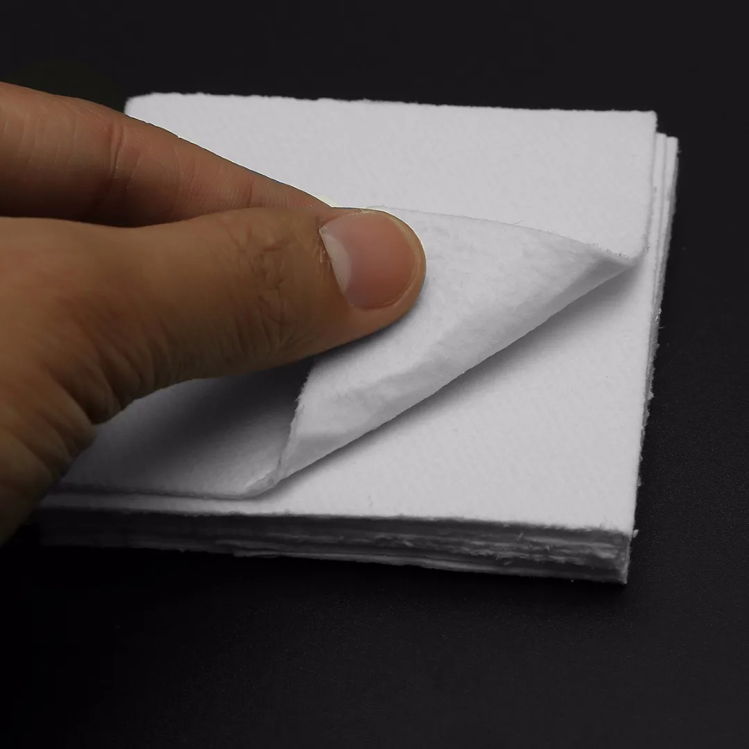 JX-LCLYL New 50 Sheets 80*80*1mm Microwave Kiln Glass Fusing Paper Ceramic Fiber Square
