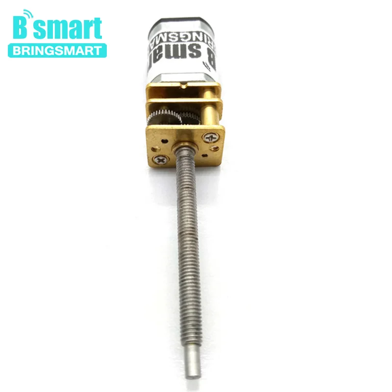 

Bringsmart N20 M3 Thread 34mm Shaft 3V 6V 12V DC Motor Gear Motor Low Speed 15-1000rpm Micro Machine DIY Motor Car Door