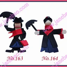 50 шт символ волосы Луки(люди) скульптура заколки для волос Стиль Бутик волос лук девушка Жук Луки