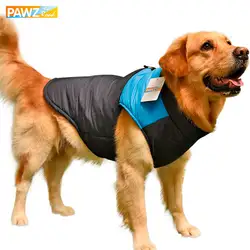 PAWZRoad Одежда для собак зимняя одежда большая собака жилет теплая одежда Одежда для животных Одежда для больших собак товары для животных