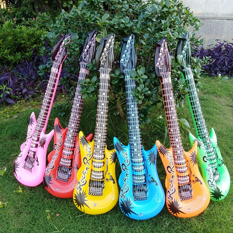 

5pcs Music Notes Musical Guitar Aluminum Film Balloon for Children Birthday Party Dances Stick Rod Musical Supplies Party Favor
