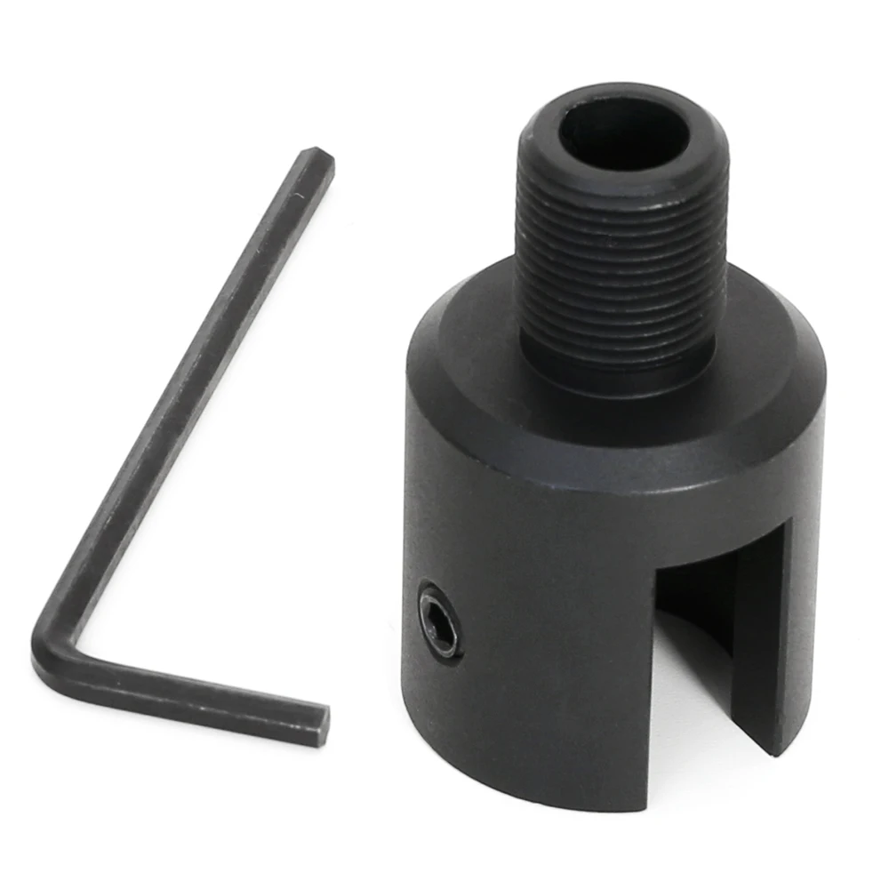 

1022 10/22 Aluminum Ruger .223 .308 Muzzle Brake Adapter 1/2x28 & 5/8x24 .750 Barrel End steel Thread Protector Combo