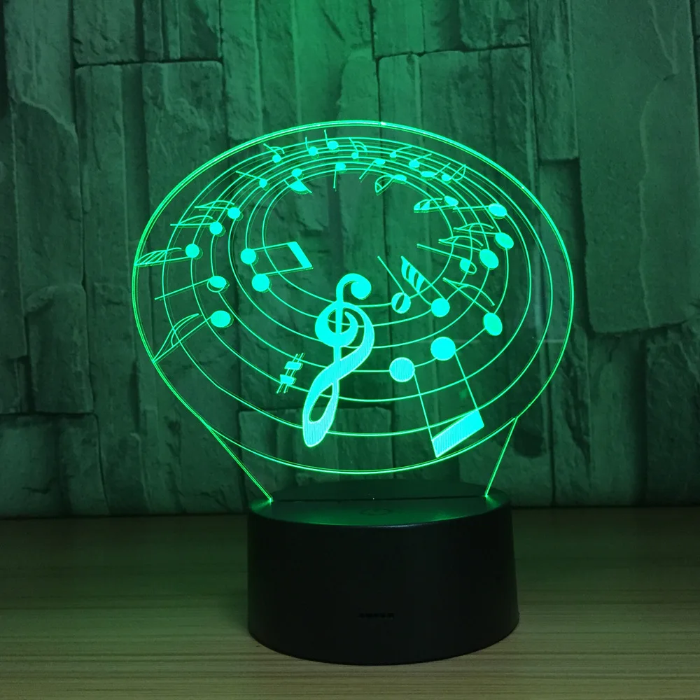 Note 3D lights 7 color touch led lights creative products holiday