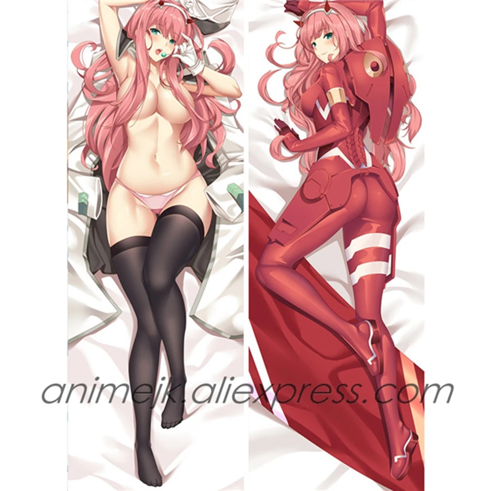 Чехол наволочка с изображением аниме JK DARLING FRANXX ZERO TWO Dakimakura и подушки Код: 002