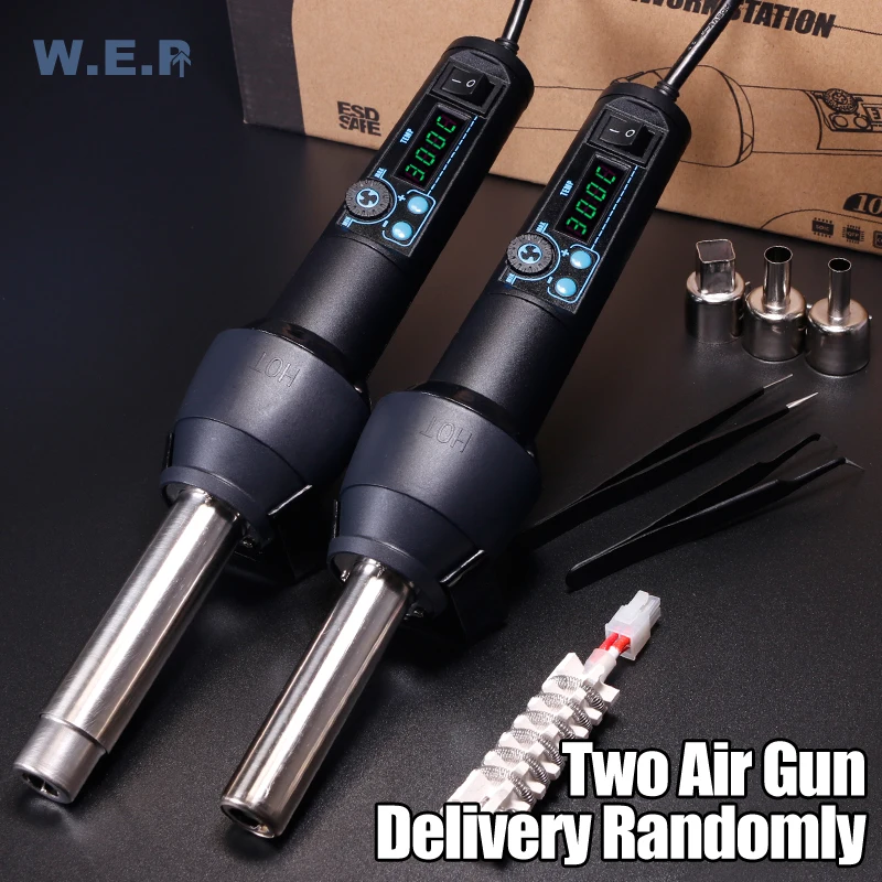 WEP 8858-I 650W Hot Air Gun Portable BGA Solder Rework Station Heat Gun Hair Dryer 8858 Upgraded Version WEP 8858-I 650W Hot Air Gun Portable BGA Solder Rework Station Heat Gun Hair Dryer 8858 Upgraded Version