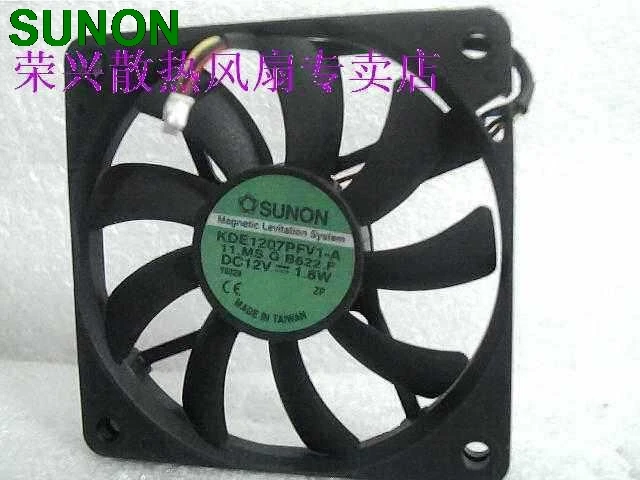 Для Охлаждения Sunon KDE1207PFV1 A 7 см 7015 70 мм DC 12V 1 8 W 7010 ультра тихий вентилятор вспышками