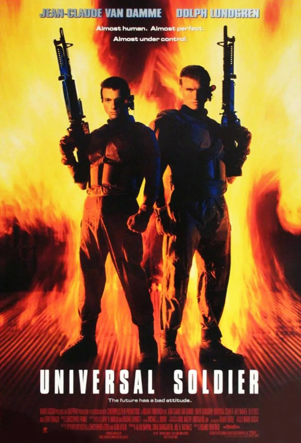 Универсальный солдат (1992) фильм Шелковый плакат настенная живопись 24x36