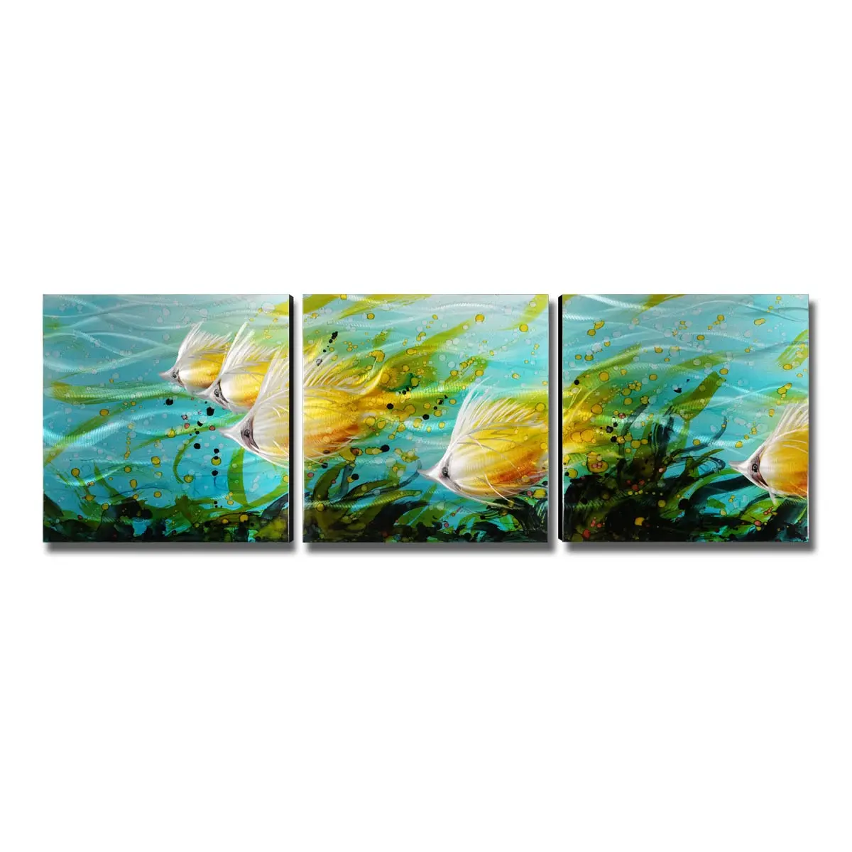 

5 Panels The Flower of the Life Modern Painting Hand-Painted Wall Art Home Decoration Decor Accessories For Living Room Gift