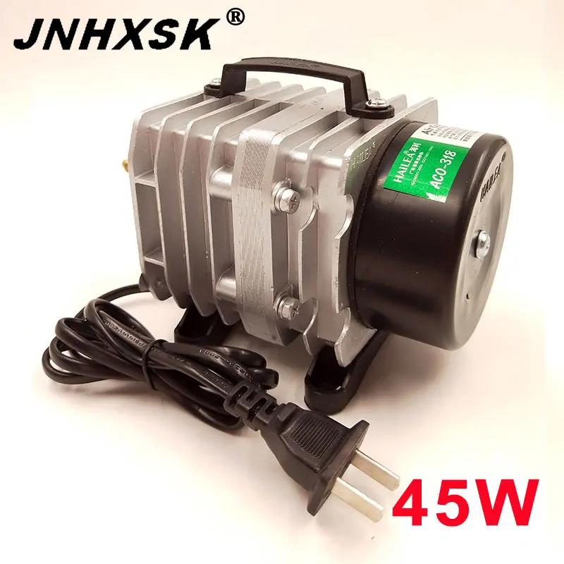 

NEW Aquarium electromagnetic air compressor 70L/min 45W fish tank air pump increasing oxygen pump HAILEA ACO-318