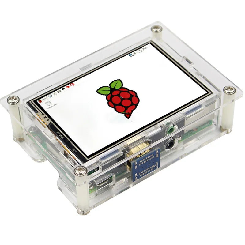 3," ЖК TFT сенсорный экран дисплей для Raspberry Pi 3 Model B+/Raspberry Pi 3 доска+ акриловый чехол+ стилус