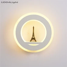 Настенный светильник 25 Вт спальня лампа акрил современный 28 см