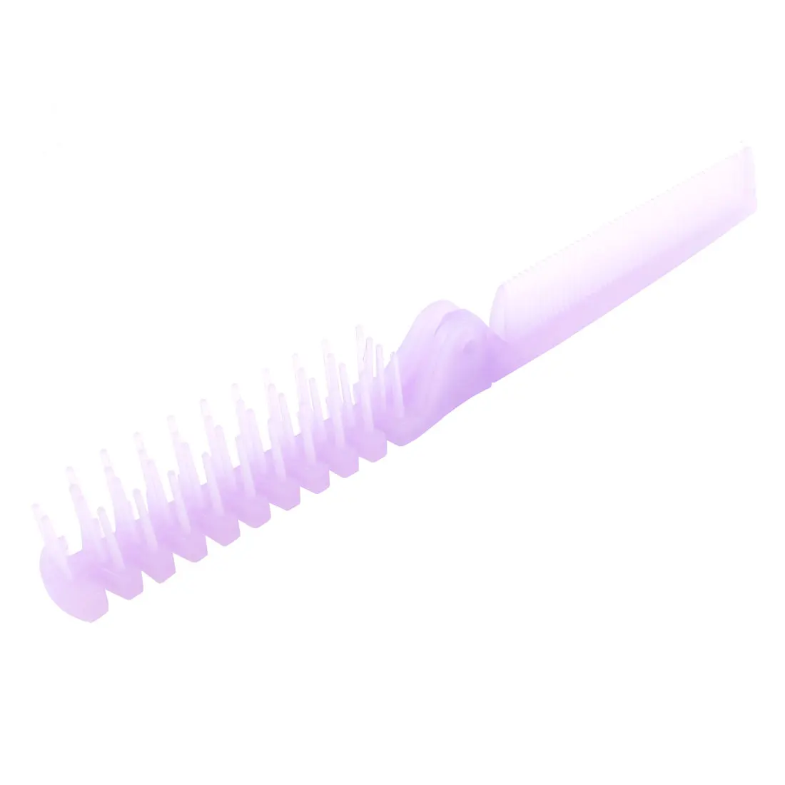 Travel Handy Dual Head Purple Plastic Foldable Hair Brush Comb Hairdressing For Ladies | Красота и здоровье
