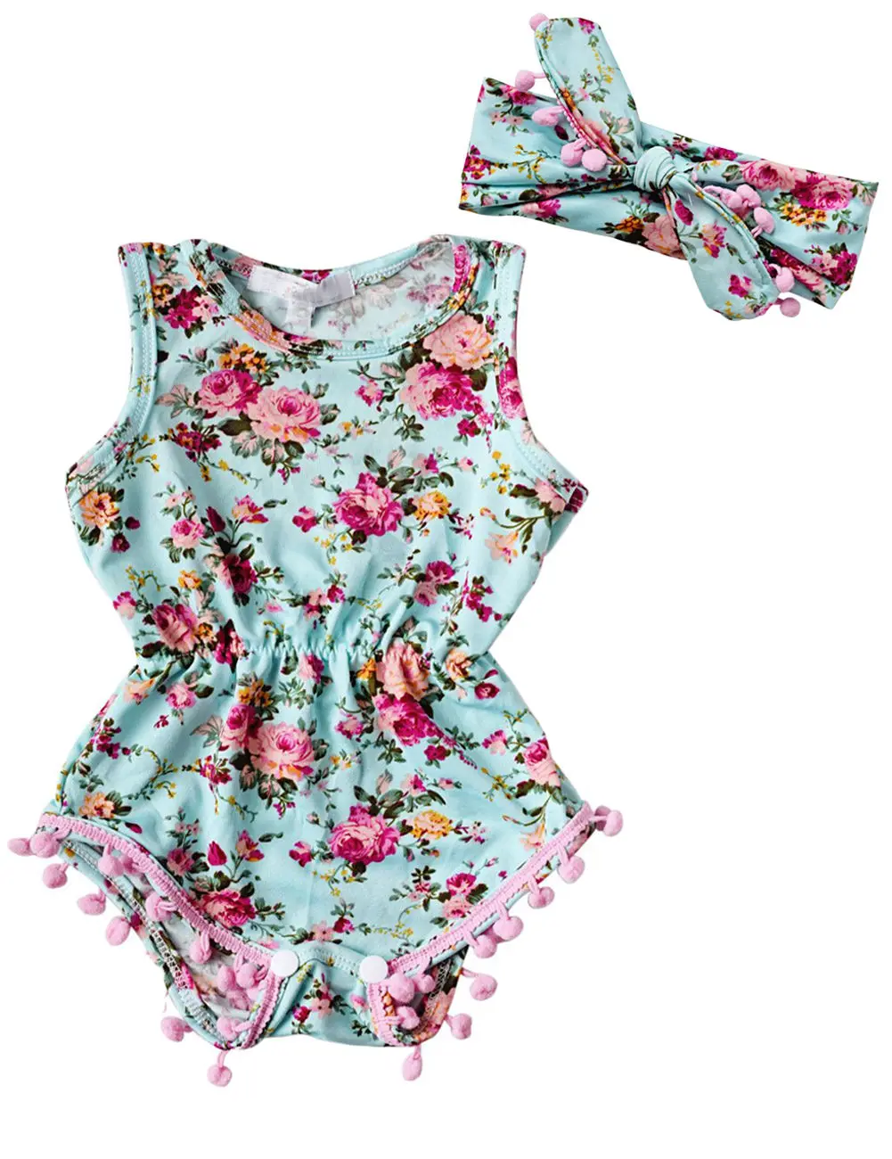 best baby bodysuits Citgeett Summer Baby Girl Pretty Flower Tassel Romper Child Rosy Baby Girl baby floral romper baby girl jumpsuit outfits carters baby bodysuits	 Baby Rompers