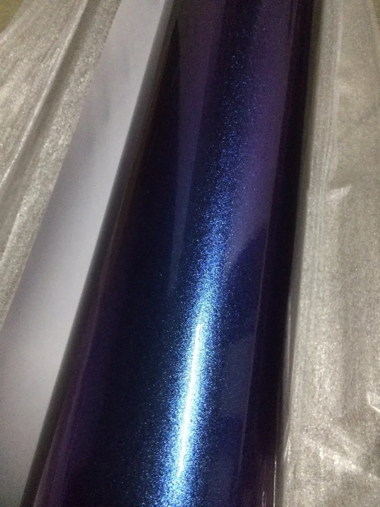 purple glossy pearl chameleon flip flop car wrapping film sparkle Gloss purple blue truck foil (3)