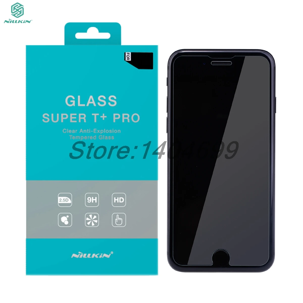 Kopen Nillkin Screen Protector Voor iPhone 8 Plus Gehard Glas T + Pro 9 H 0.15mm 2.5D Glas Voor Apple iPhone 7 Plus 6 Plus 6 S Plus