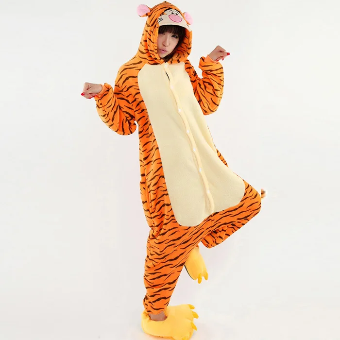 

New Tigger Costumes for Women Halloween Pajamas Fancy Animal Onesies for Adults