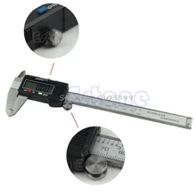 6 Inch 150mm Electronic LCD Digital Vernier Caliper Gauge Ruler Stainless Steel Drop Ship