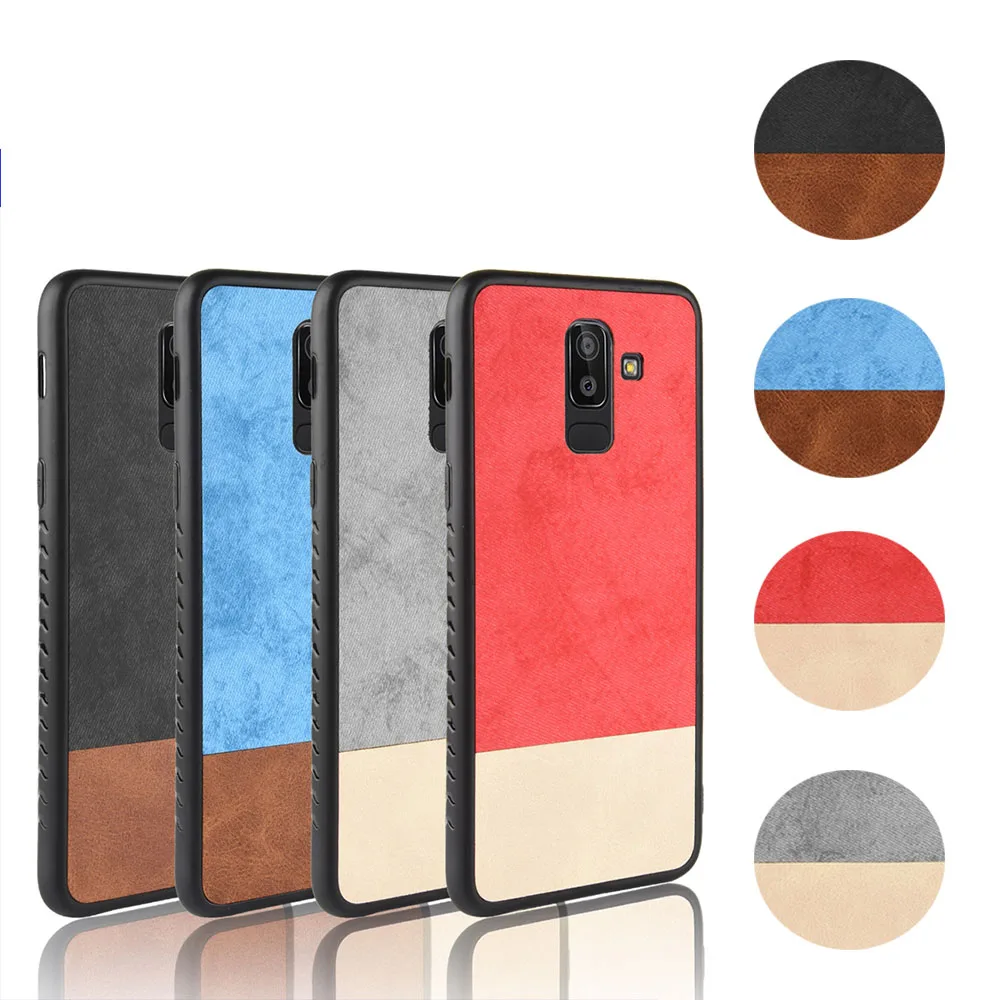 

for Samsung Galaxy J8 Case On8 2018 SM-J810F J810G/DS SM-J810GF SM-J810M SM-J810G SM-J810Y J810 6.0" Denim stitching Phoen Cover