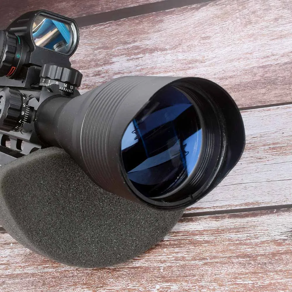 11mm e 20mm Wipson Iluminado Telêmetro Retículo Rifle Scope Holográfico 4 Vista Laser Vermelho Combinação Riflescope 4-12x50 7 High Quality Esporte e Lazer