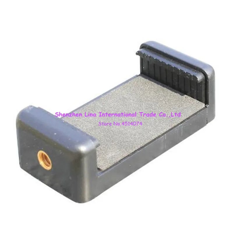 

Datyson Plastic Mobile Phone Clip Mobile Phone Holder Songe ABS Plastic Copper 5.5-8.5cm Fixture Range 1/4 Inch Screw DTS000756