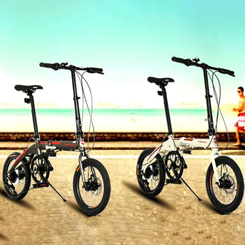 Perfect Folding Bicycle Aluminum Alloy 16 Inch 7 Speed Aluminium Front And Rear Disc Brake 3 Perfect Folding Bicycle Aluminum Alloy 16 Inch 7 Speed Aluminium Front And Rear Disc Brake 3