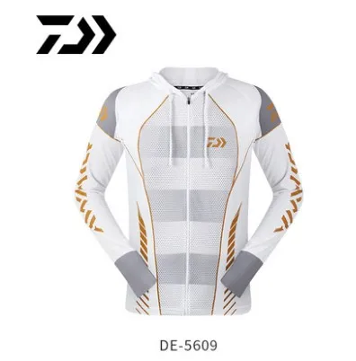 

2019 NEW daiwa summer clothes Long sleeve Sunscreen dawa DE-5609 Breathable Cold sensation Anti-UV outdoors daiwas Free shipping