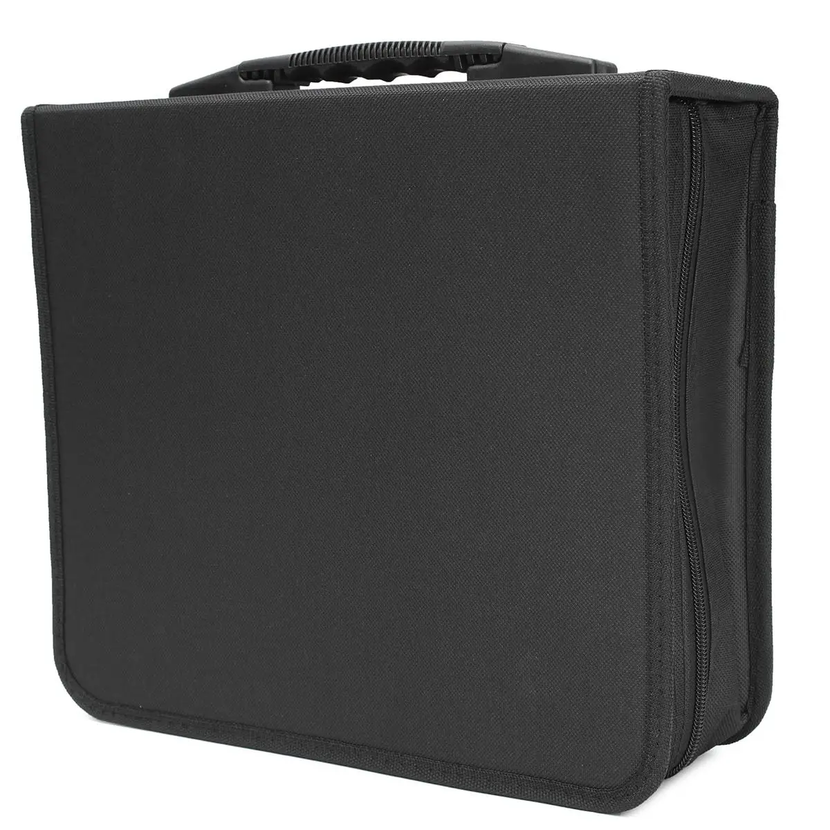 Large 288 Disc CD DVD Storage Genuine Leather Case Oxford Cloth Binder