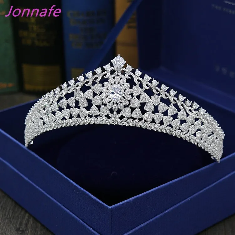 تيجان ملكية  امبراطورية فاخرة Jonnafe-Luxury-AAA-Cubic-Zirconia-Tiara-Wedding-Hair-Crown-Silver-Bridal-Hair-Jewelry-Accessories-Queen-Princess